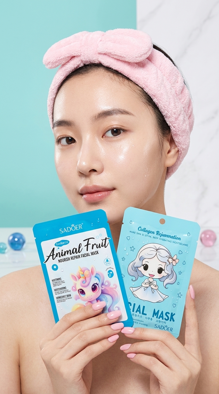 SADOER Animal Fruit Nourish Repair Facial Mask