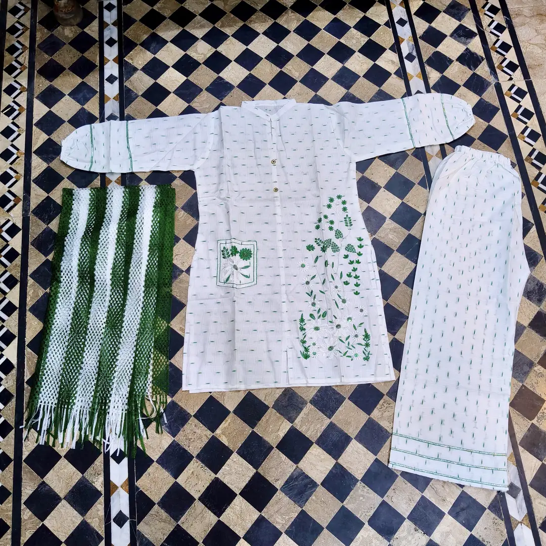 14 August 3 Pcs Women's Stitched Fancy Embroidered Suit