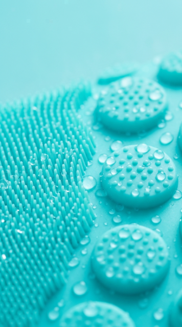 Bath Shower Back Scrubber Brush / Silicone Back Scrubber